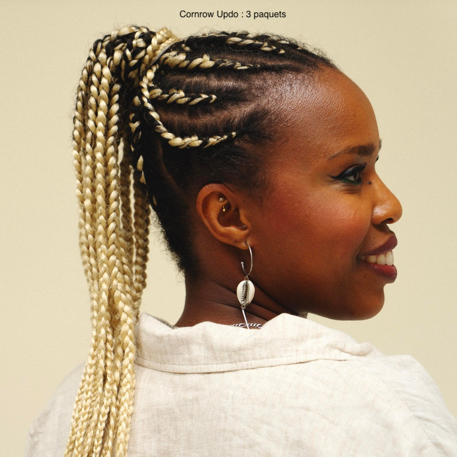 MÈCHES EN FIBRE DE BANANIER - Brun chaud by LEIDI HAIR
