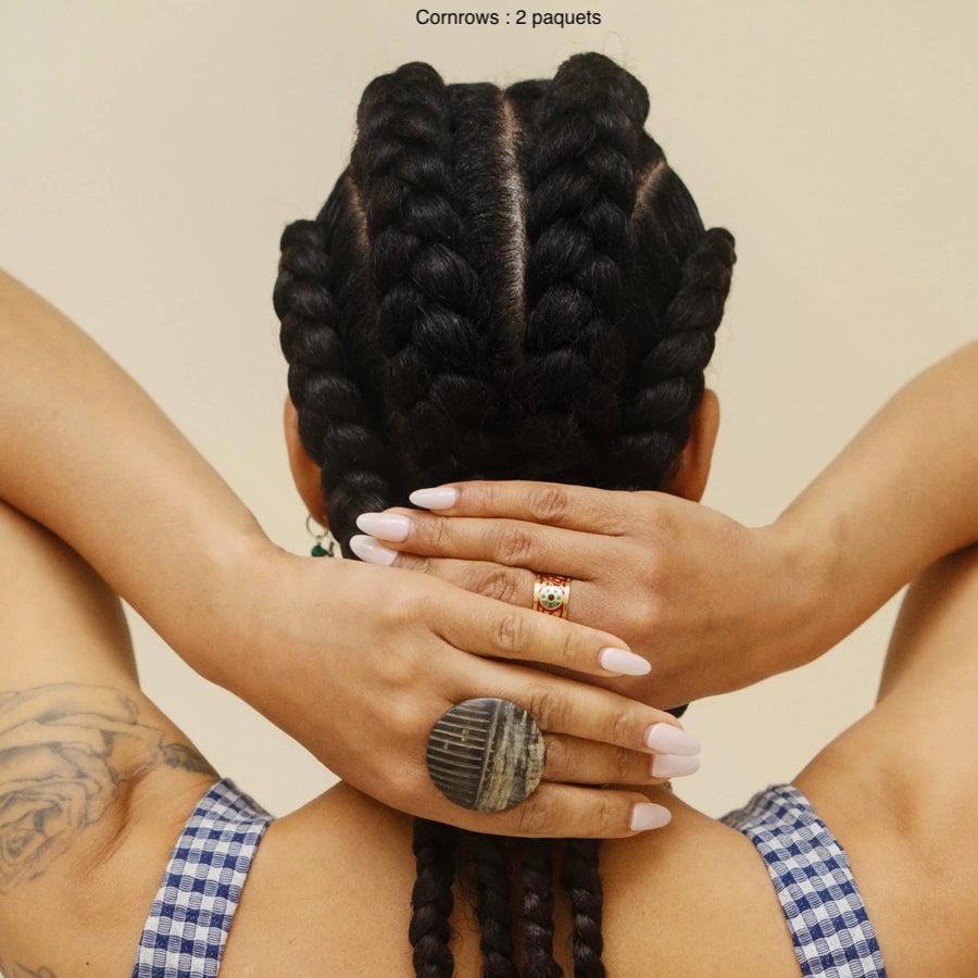 MÈCHES EN FIBRE DE BANANIER - Brun chaud by LEIDI HAIR
