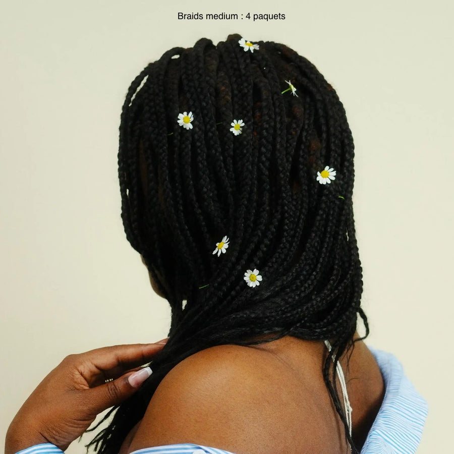 MÈCHES EN FIBRE DE BANANIER - Brun chaud by LEIDI HAIR