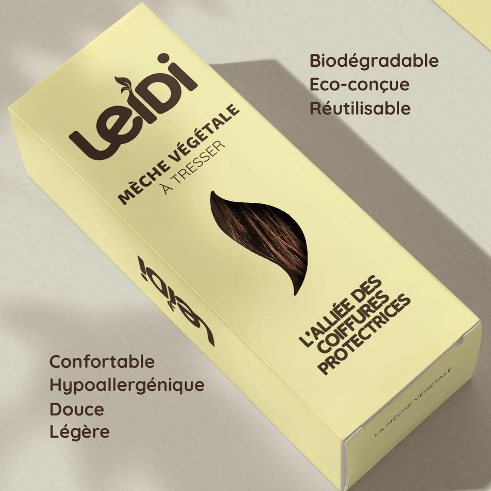 MÈCHES EN FIBRE DE BANANIER - Brun chaud