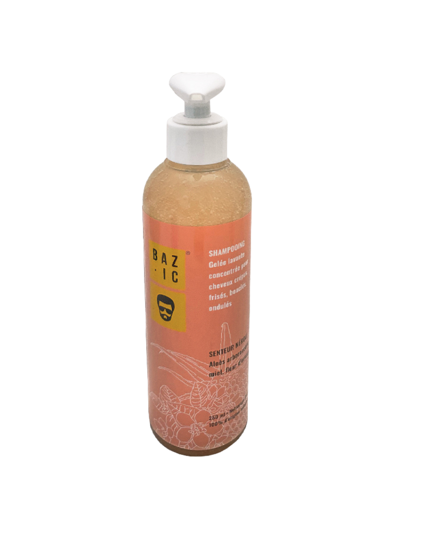 SHAMPOING SOIN PEAU MIEL & FLEUR D'ORANGER BIO BAZ.IC