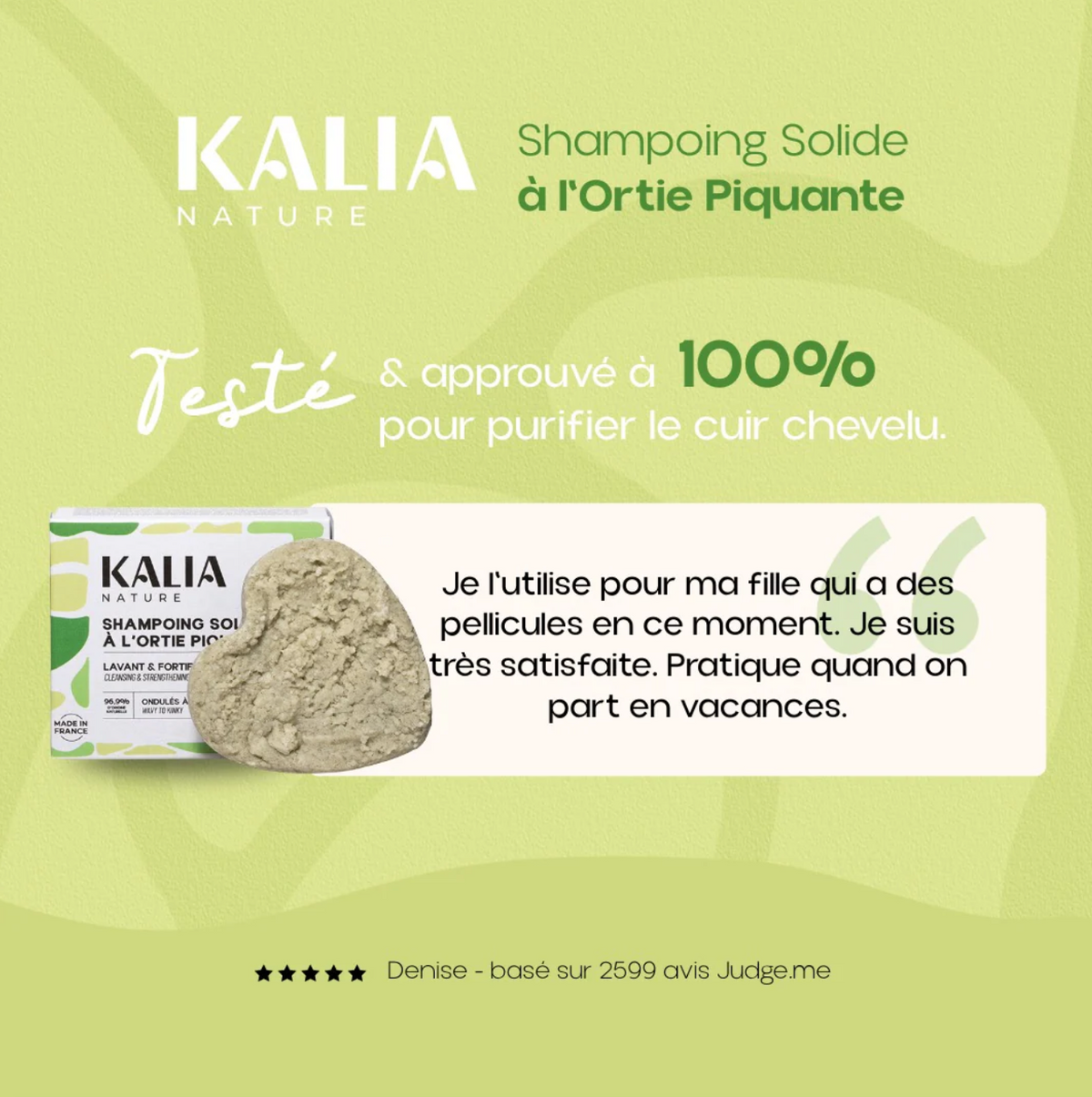SHAMPOING SOLIDE KALIA NATURE